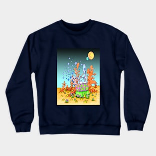 Flute Player Crewneck Sweatshirt